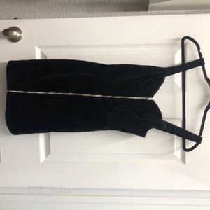 Black mini dress